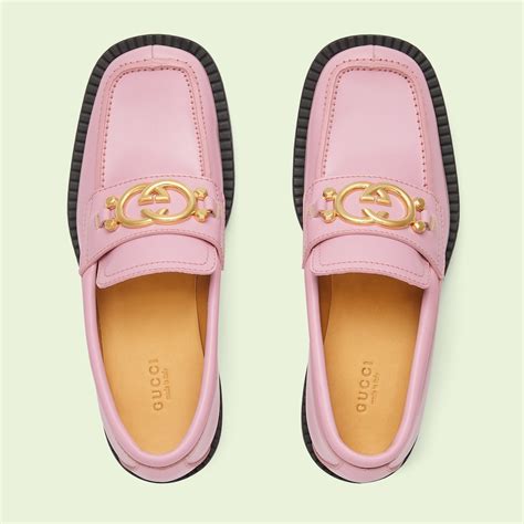 gucci women loafers pink.